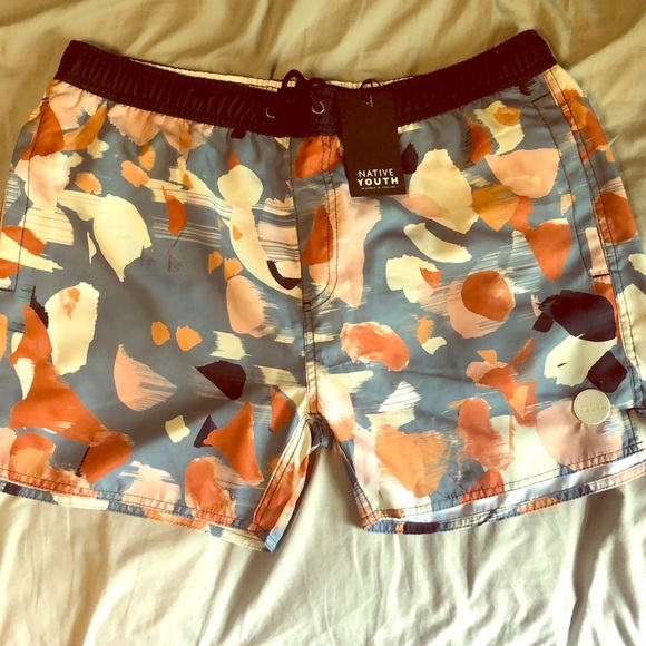 Native youth  terrazzo swim shorts - Picture 1 of 3